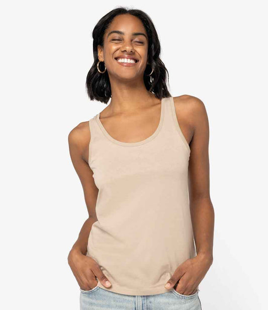 Native Spirit Ladies Organic Cotton Tank Top Vest Sleeveless T-Shirt