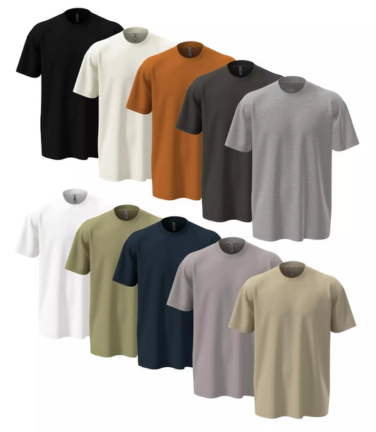 Next Level Unisex Heavyweight Cotton Crew Neck T-Shirt XS-3XL