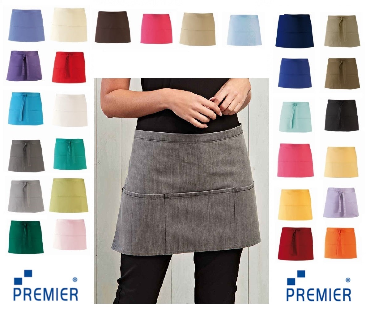 Premier PR155 'Colours' 3 Pocket Apron