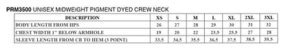 Independent 9oz. Unisex Midweight Pigment Dye Crew