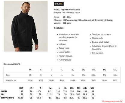 Regatta Thor III Fleece Jacket