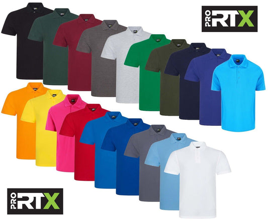 PRO RTX Polycotton Polo Shirt Big & Tall 3XL-8XL