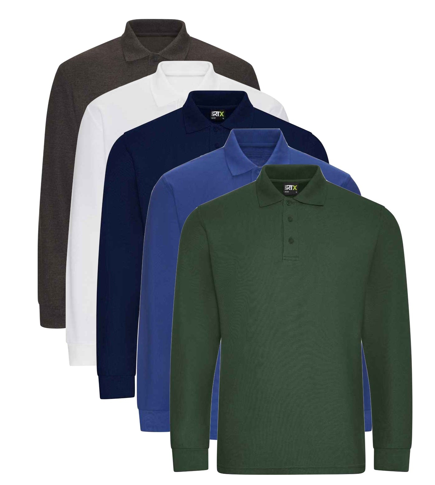 Pro RTX Pro Long Sleeve Piqué Polo Shirt