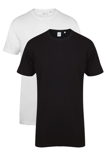 SF Men Longline Dipped Hem T-Shirt