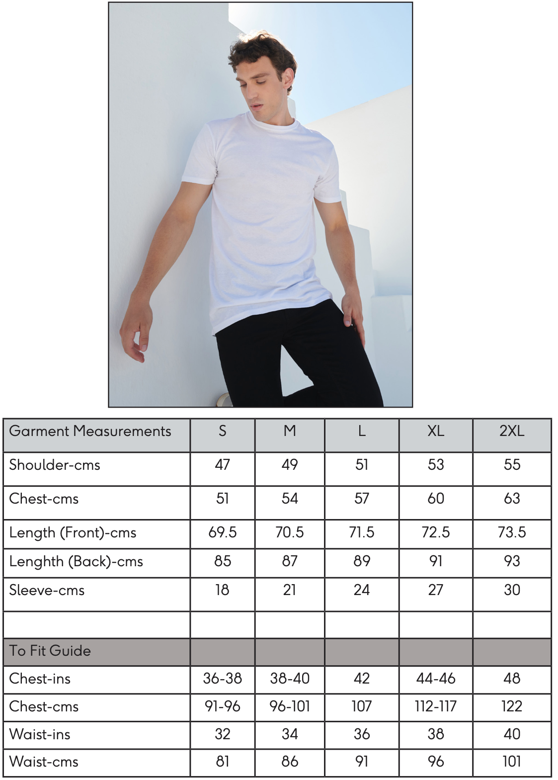 SF Men Longline Dipped Hem T-Shirt