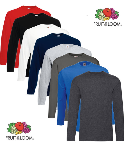 Fruit of the Loom Long Sleeve Value T Shirt