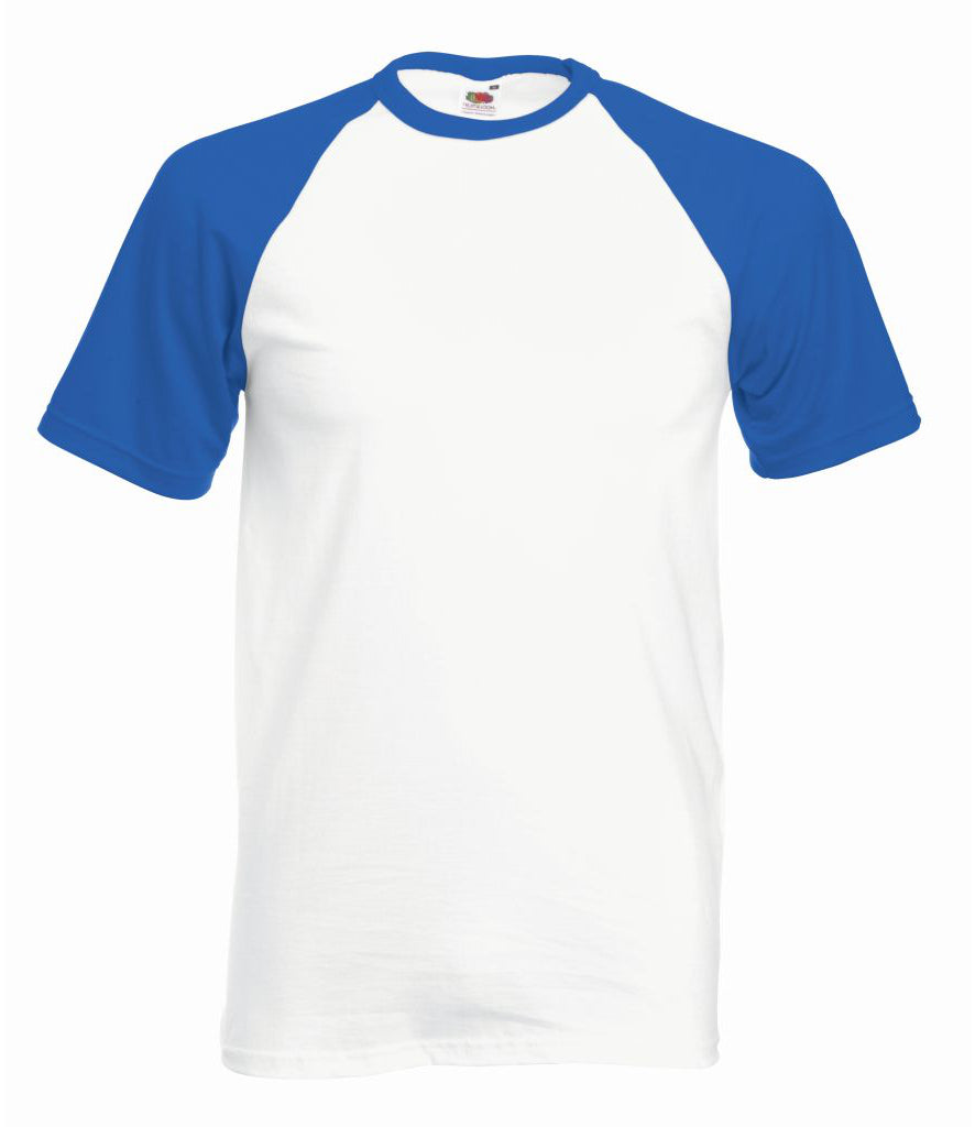 Fruit of the Loom Contrast Baseball T-Shirt