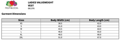 Fruit of the Loom Lady Fit Value Vest