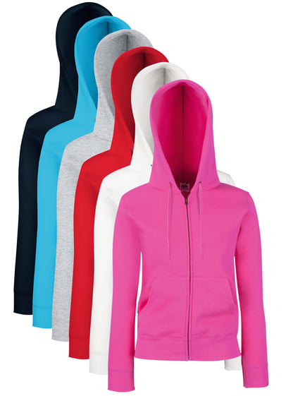 Fruit of the Loom Premium Lady Fit Zip Hooded Jacket