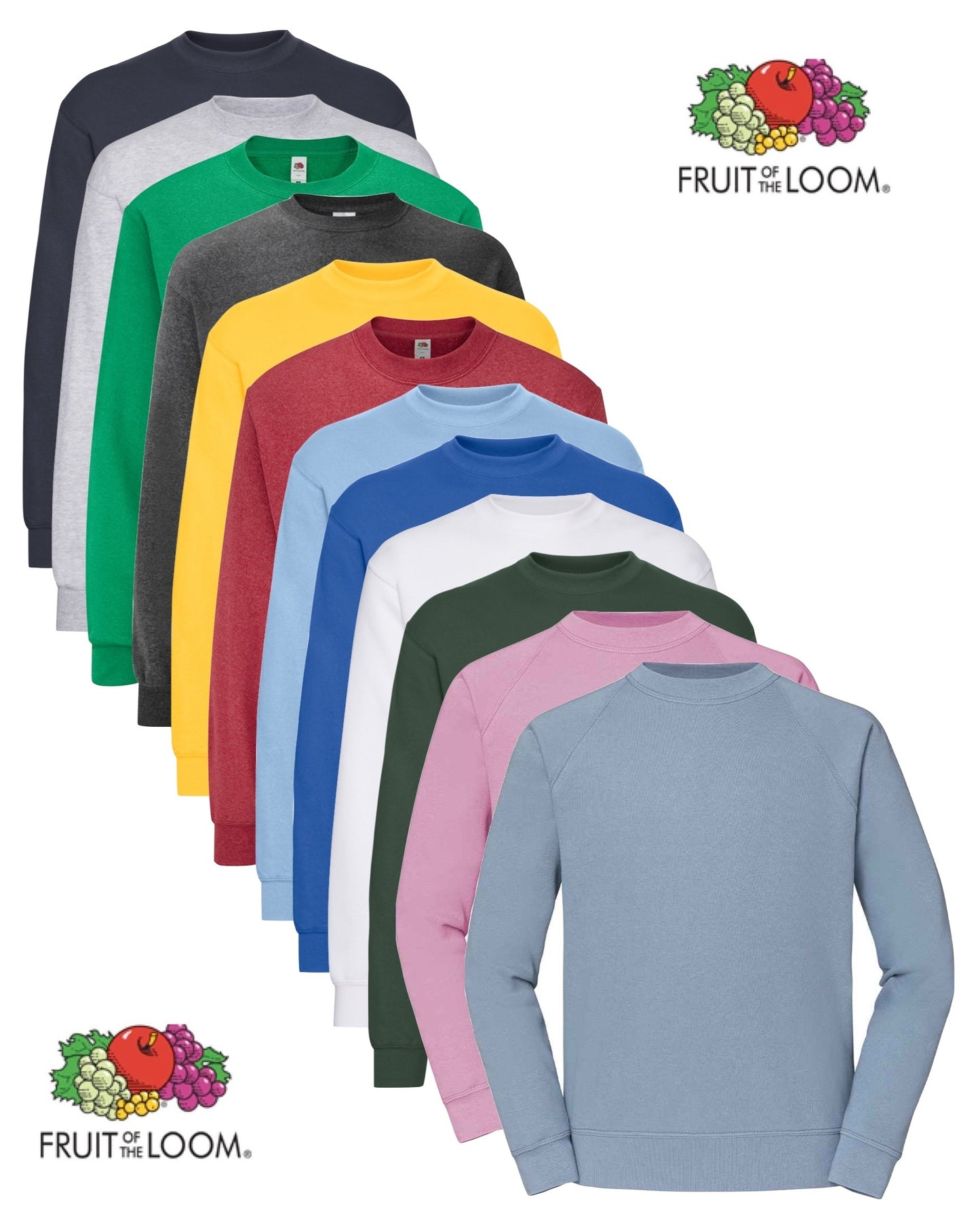 Fruit of the Loom Classic Raglan Sweatshirt