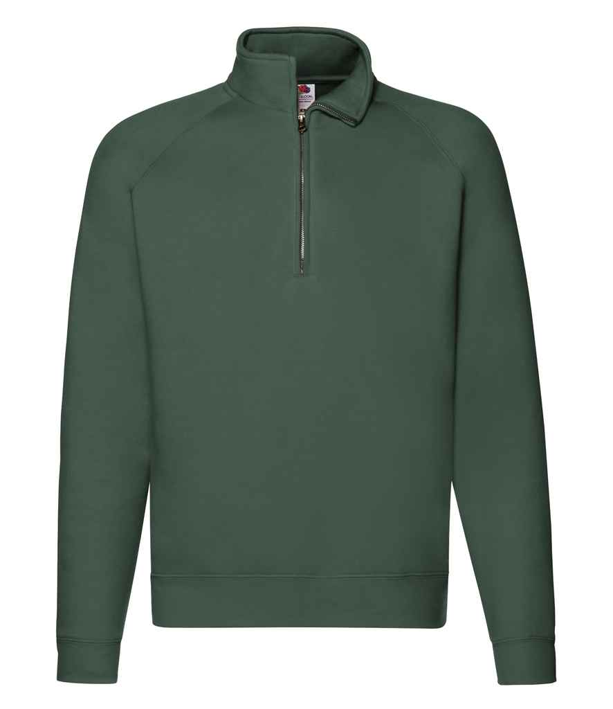 Fruit of the Loom Premium Zip Neck Sweatshirt