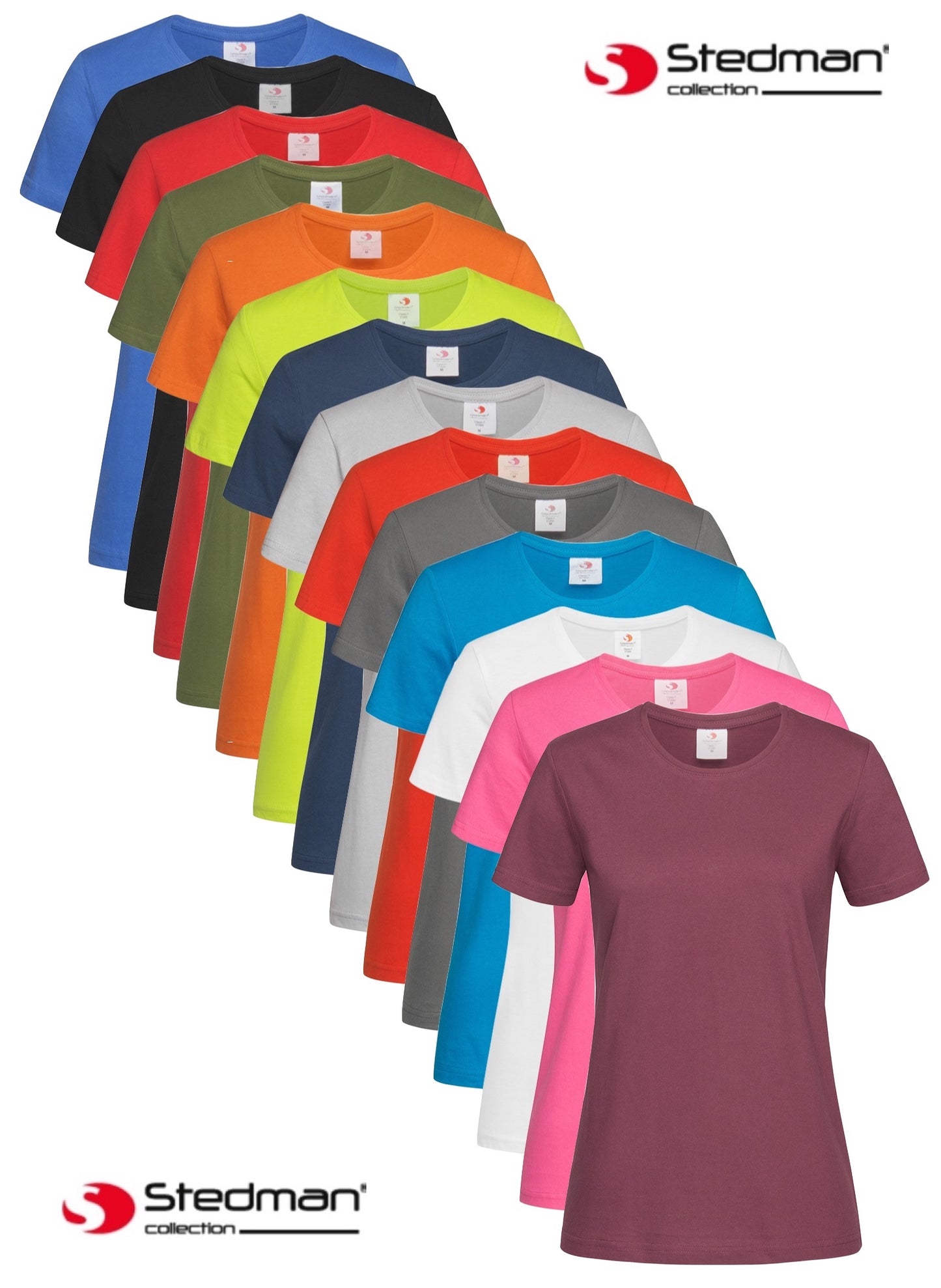 Stedman ST2600 Ladies Cotton Crew Neck T-Shirt