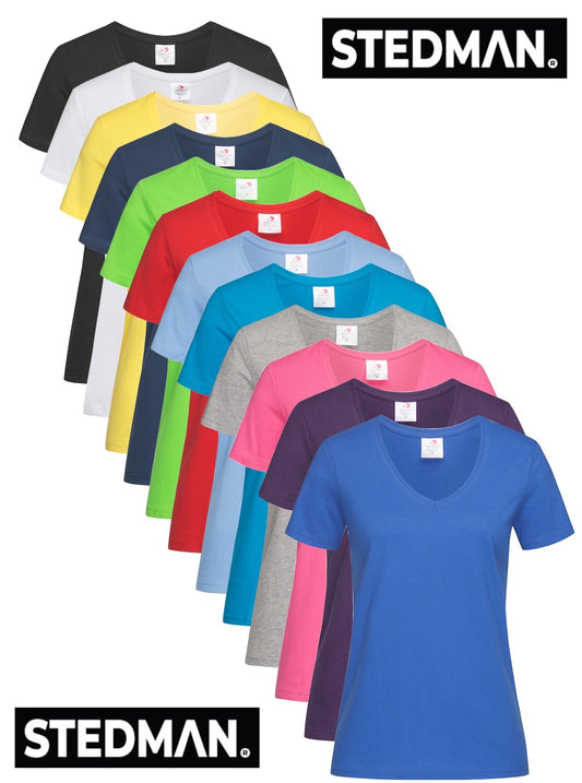 Stedman ST2700 Ladies Cotton V-Neck T-Shirt