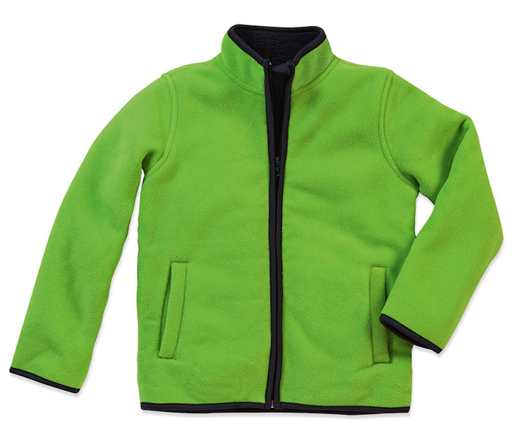 Stedman ST5180 Kids Teddy Fleece Jacket [Kiwi, Small]