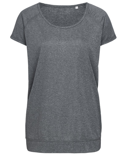 Stedman ACTIVE-DRY Melange Ladies Raglan T-Shirt