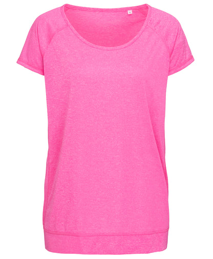 Stedman ACTIVE-DRY Melange Ladies Raglan T-Shirt