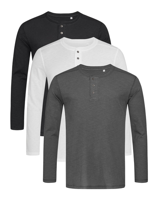 Stedman Long Sleeve Henley T-Shirt