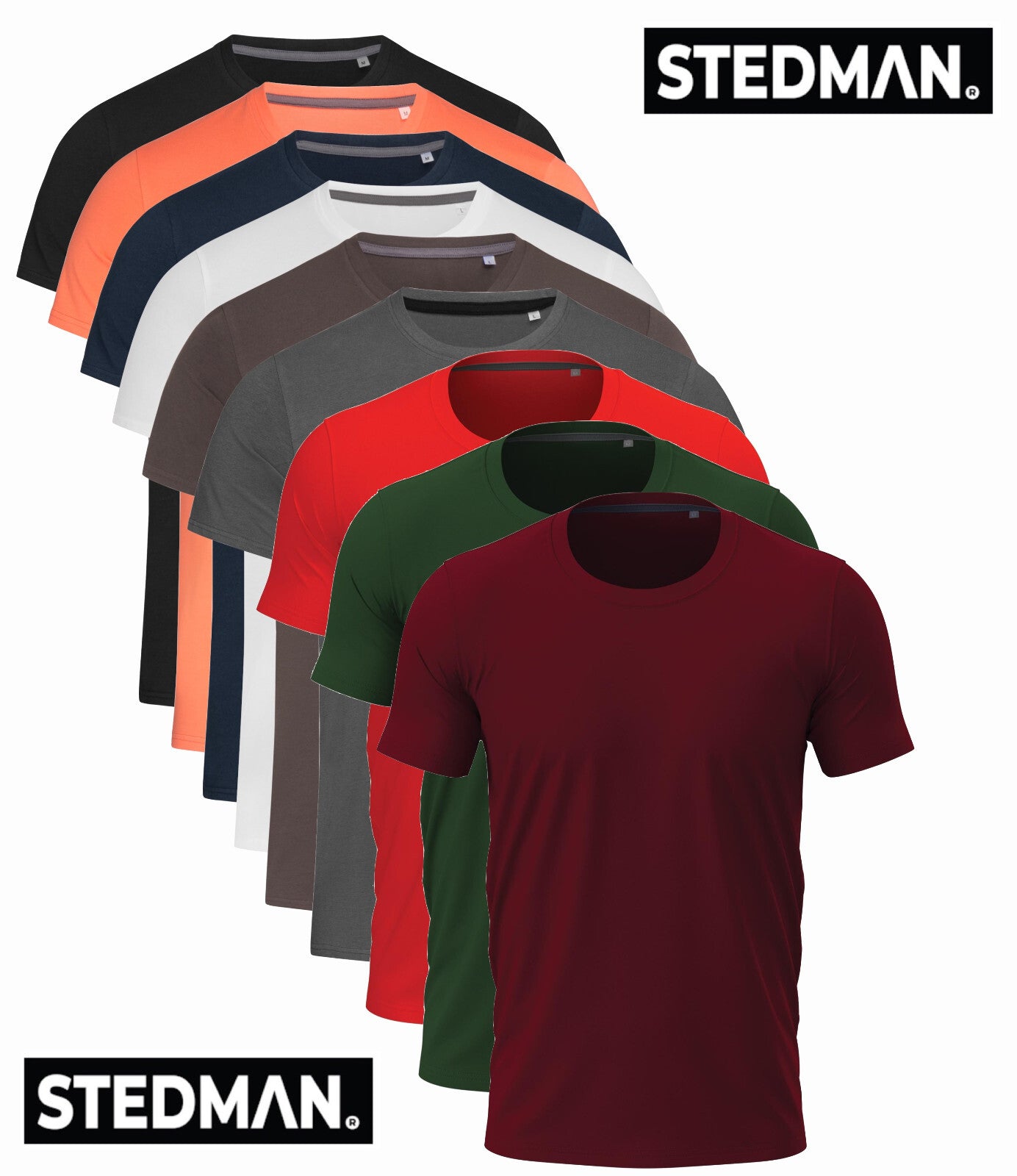 Stedman ST9600 Clive Crew Neck T-Shirt