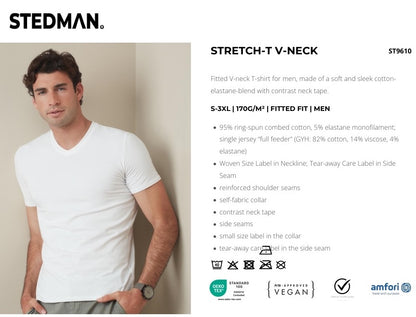 Stedman ST9610 Clive V-Neck T-Shirt