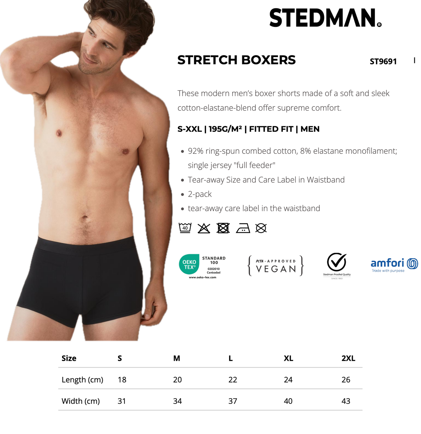 Stedman Boxers [Twin pack]
