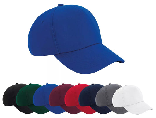 Beechfield Authentic 5 Panel Baseball Hat Cap