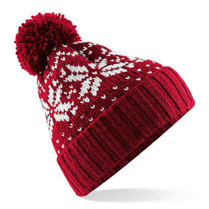Beechfield Fair Isle Snowstar® Beanie