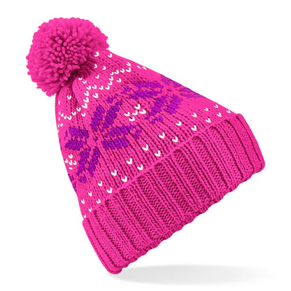 Beechfield Fair Isle Snowstar® Beanie