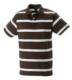 Jerzees 221M Striped Campus Golf Polo Shirt