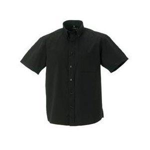 Jerzees 914M Plain Cotton Twill SHORTSleeve Button Collar Shirt