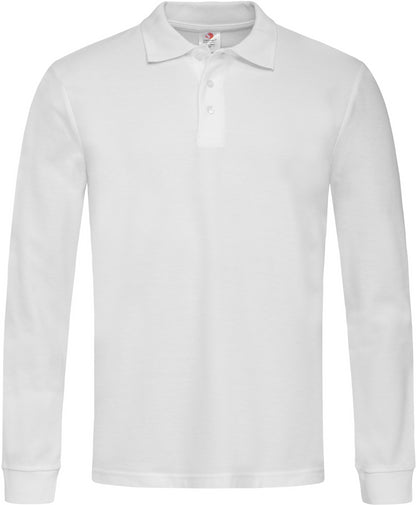 Stedman Cotton Long Sleeve Polo Shirt