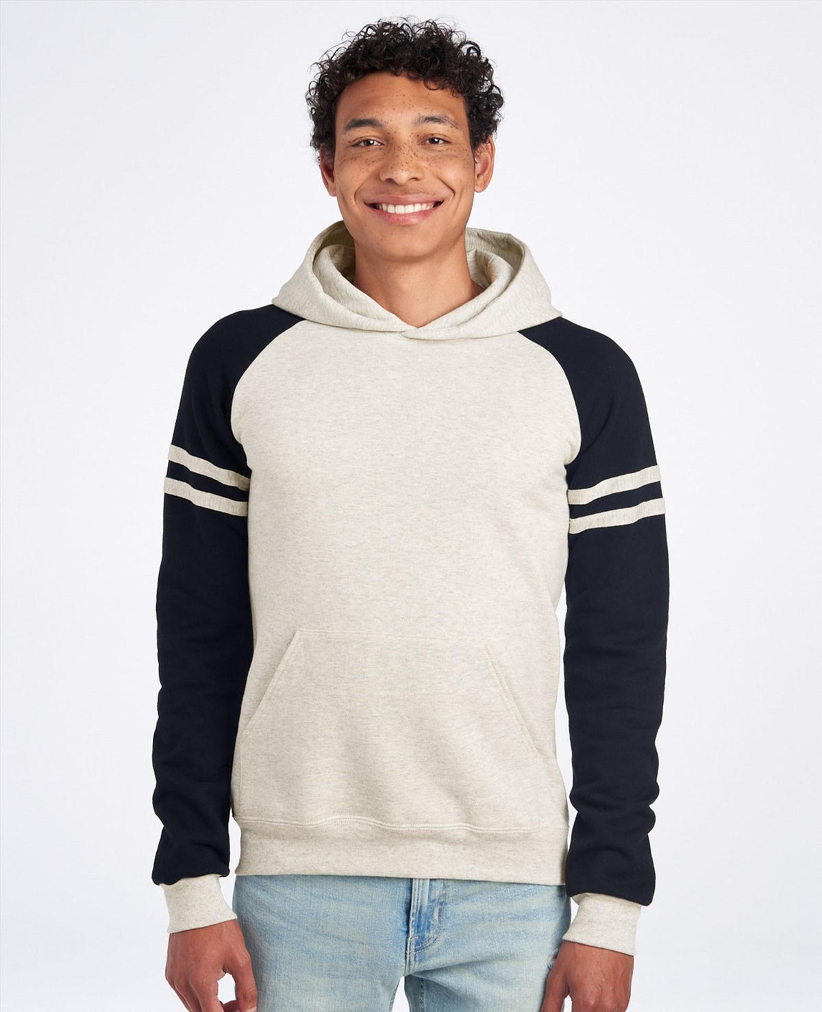 Jerzees Nublend Regular Fit Varsity Raglan Hoodie