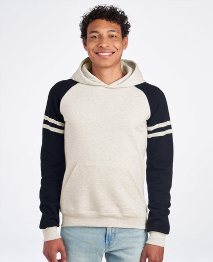 Jerzees Nublend Regular Fit Varsity Raglan Hoodie
