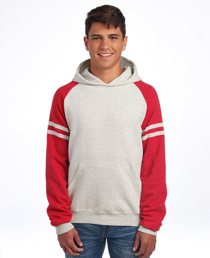 Jerzees Nublend Regular Fit Varsity Raglan Hoodie