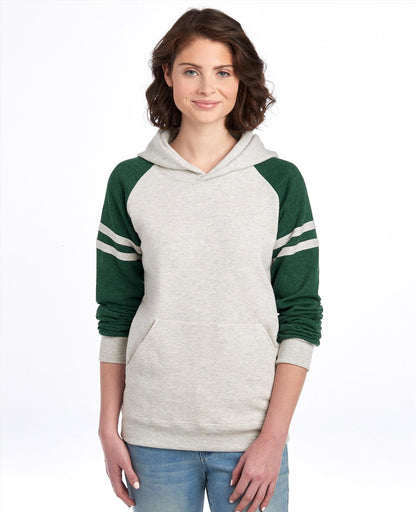 Jerzees Nublend Regular Fit Varsity Raglan Hoodie