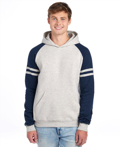 Jerzees Nublend Regular Fit Varsity Raglan Hoodie