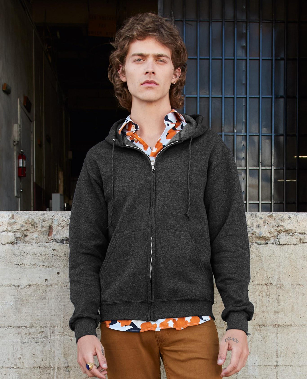 Jerzees Nublend Regular Fit Zip Hooded Sweatshirt